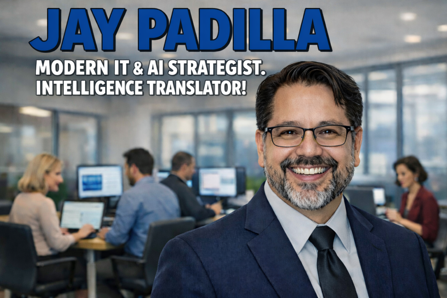 Jay Padilla header image representing responsible AI and IT consulting